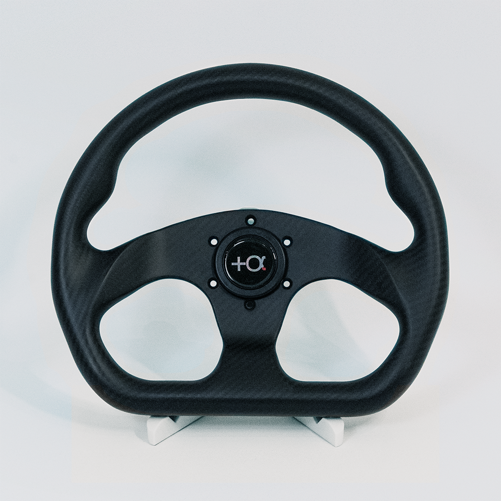 ドライカーボンマット仕上げのステアリング W03 Dマン 320mm Dシェイプ